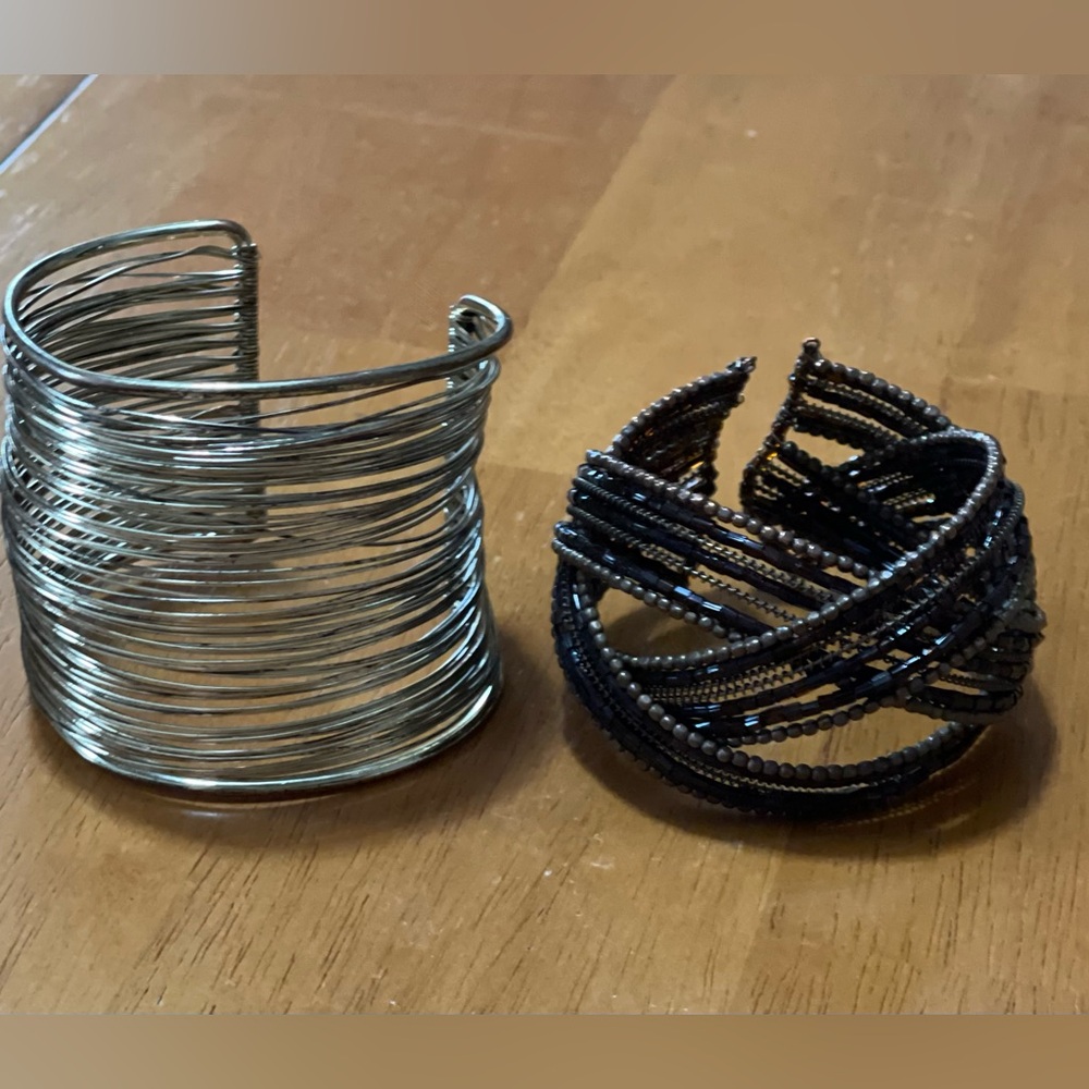 2 cuff bracelets